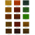 Pochwyt drewniany Dąb bejcowany 30 kolorów Ø42,4 dł.3mb