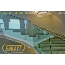 balustrada z zastosowaniem szkła ESG/VSG884