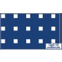 Blacha perforowana Qg5-16 oczka kwadratowe, stal nierdzewny AISI 304