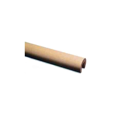 Pochwyt drewniany nakładany na szkło Ø42,4 mm wyprofilowany wew. 24x24 mm, dąb surowy, dł. 2,5 mb