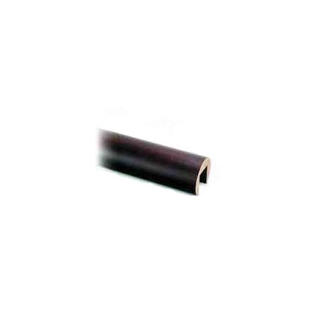 Pochwyt drewniany Ø42,4 mm wyprofilowany wew. 24x24 mm, dąb bejcowany 30 kolorów, dł. 2,5 mb