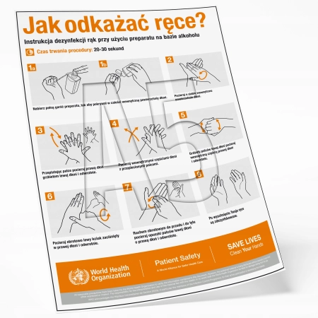 Instrukcja mycia rąk convid 19
