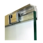 ALUMINIOWA LISTWA MONTAŻOWA PODŁOGA/SUFIT 3 MB, GRUBOŚĆ SZKŁA 12 MM