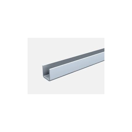 Zabudowa prysznica 1000x2000mm, ceownik 15x15mm, szkło hartowane ESG 10mm, wykończenie stal nierdzewna