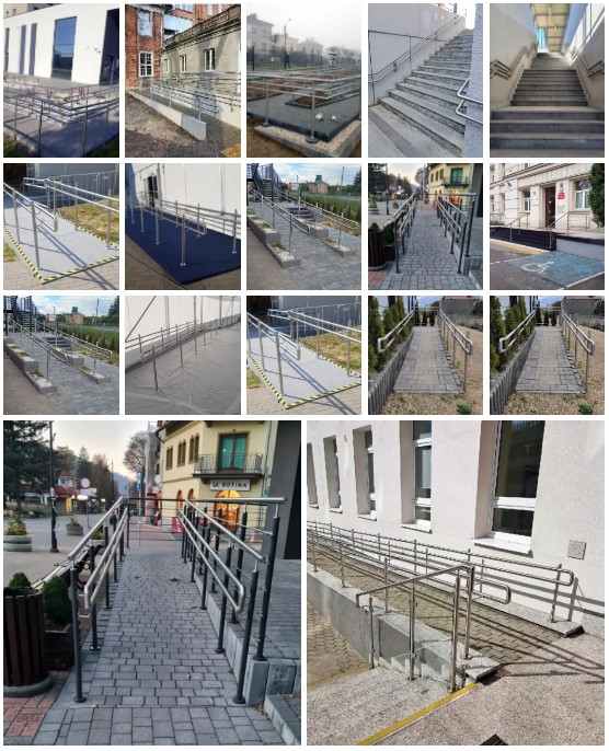 Galeria balustrad dla niepełnosprawnych