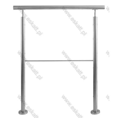 mała barierka ze stali nierdzewnej