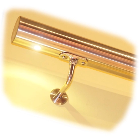 Pochwyt- poręcz podświetlana LED ES-LIGHT-5500-424-1000, dł. 100 cm, fi 42,4mm, stal nierdzewna, 3 pkt świetlne