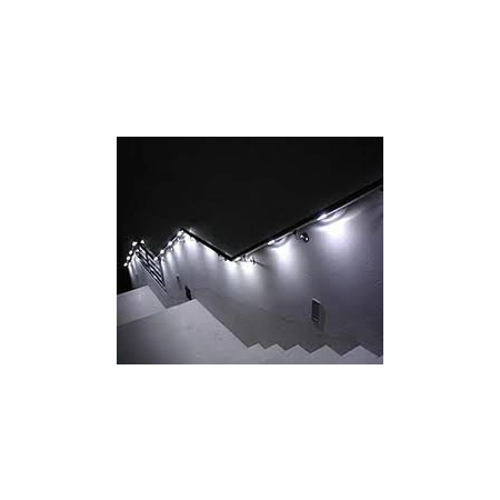 Pochwyt- poręcz podświetlana LED ES-LIGHT-4600-200-1250, dł. 125 cm, 40x40mm, stal nierdzewna, 48 pkt świetlne