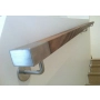 Pochwyt- poręcz podświetlana LED ES-LIGHT-4700-300-1000, dł. 100 cm, fi 60x40 mm, drewno buk, 21 pkt świetlne x 2 rzędy