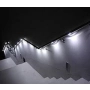 Pochwyt- poręcz podświetlana LED ES-LIGHT-4600-200-1250, dł. 125 cm, 40x40mm, stal nierdzewna, 48 pkt świetlne