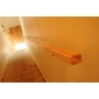 Pochwyt- poręcz podświetlana LED ES-LIGHT-4700-200-1000, dł. 100 cm, fi 40x40 mm, drewno buk, 21 pkt świetlne