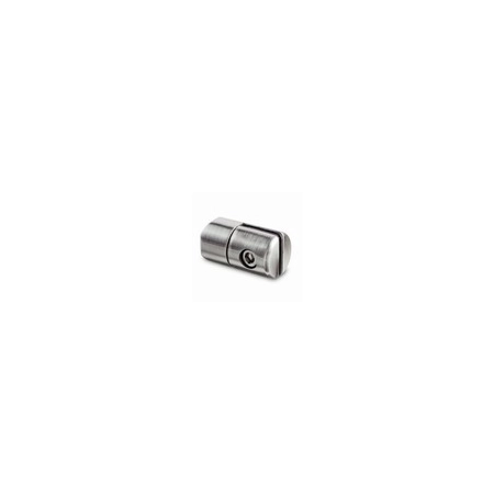 Uchwyt do blachy gr. od 1,5 do 4 mm Ø33,7 mm, mały, Satyna