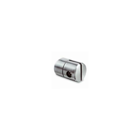 Uchwyt do blachy gr. od 1,5 do 4 mm na Ø48,3 mm duży Satyna