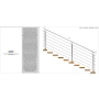 Balustrady nierdzewne 6 wypełnień z rurki fi 12mm
