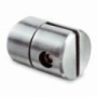 Uchwyt do blachy gr. od 1,5 do 4 mm na Ø48,3 mm duży Satyna