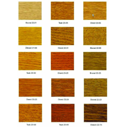 Pochwyt drewniany Dąb bejcowany 30 kolorów Ø42,4 dł.3mb