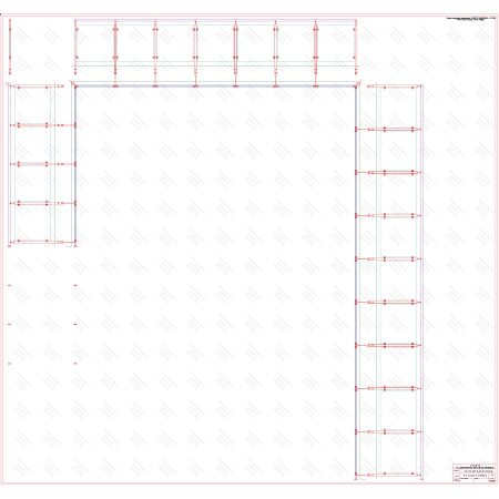 ES GLASS PANEL 3 boki dł. 3732 mm 6676 mm 9235 mm wys.1100 mm