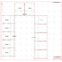ES GLASS PANEL 3 boki dł. 5022 mm 2499 mm 5287 mm wys.1100 mm
