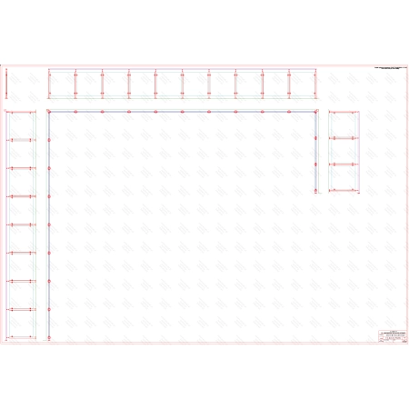 ES GLASS PANEL 3 boki dł. 8247 mm 9725 mm 2900 mm wys.1100 mm