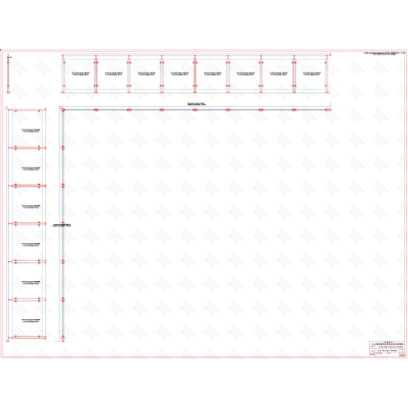 ES GLASS PANEL 2 boki dł. 6500 mm 7521 mm wys.1100 mm