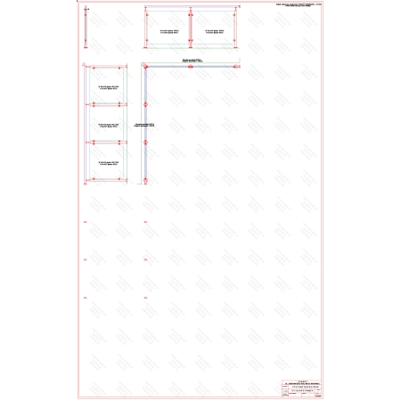 ES GLASS PANEL 2 boki dł. 2975 mm 2375 mm wys.1100 mm