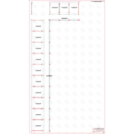 ES GLASS PANEL 2 boki dł. 9500 mm 2519 mm wys.1100 mm