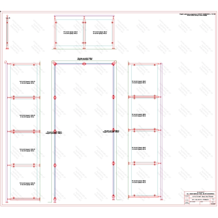 ES GLASS PANEL 3 boki dł. 4431 mm 1943 mm 4346 mm wys.1100 mm