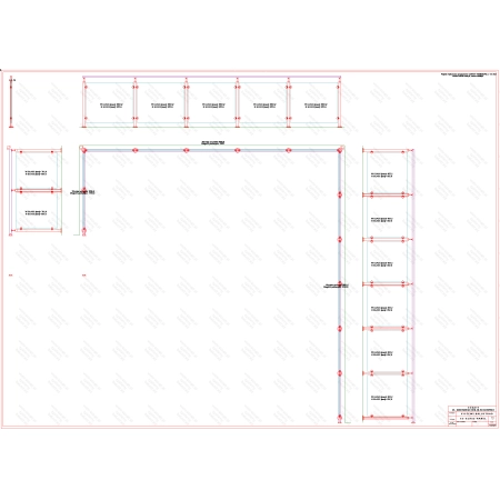 ES GLASS PANEL 3 boki dł. 1739 mm 5452 mm 5704 mm wys.1100 mm