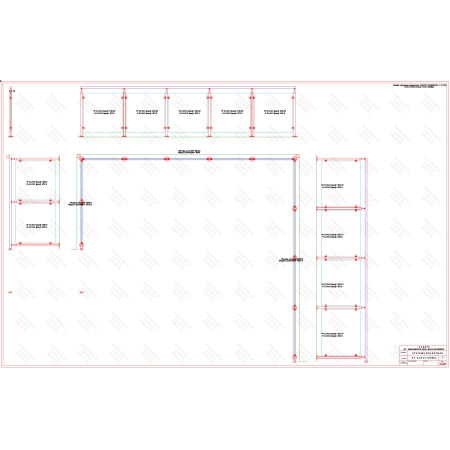 ES GLASS PANEL 3 boki dł. 1917 mm 4694 mm 4363 mm wys.1100 mm