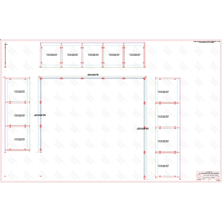 ES GLASS PANEL 3 boki dł. 3181 mm 4591 mm 4361 mm wys.1100 mm