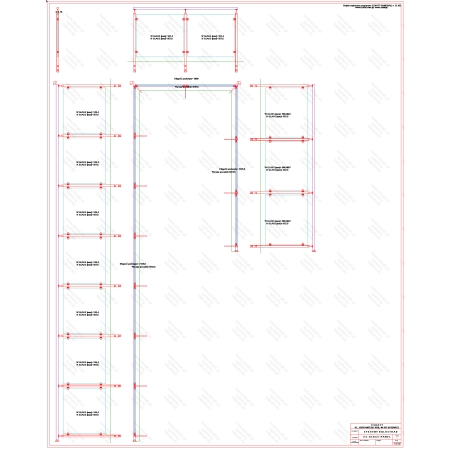 ES GLASS PANEL 3 boki dł. 7076 mm 2090 mm 3267 mm wys.1100 mm