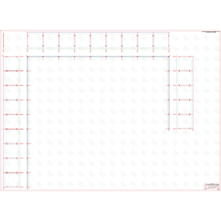 ES GLASS PANEL 3 boki dł. 8580 mm 9289 mm 4771 mm wys.1100 mm