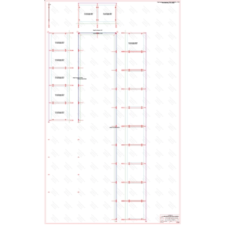 ES GLASS PANEL 3 boki dł. 4612 mm 2017 mm 9803 mm wys.1100 mm
