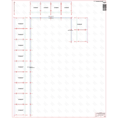 ES GLASS PANEL 3 boki dł. 9471 mm 4028 mm 2357 mm wys.1100 mm