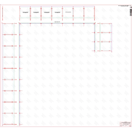 ES GLASS PANEL 3 boki dł. 9181 mm 6814 mm 2525 mm wys.1100 mm