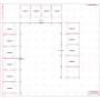 ES GLASS PANEL 3 boki dł. 6385 mm 3789 mm 4966 mm wys.1100 mm