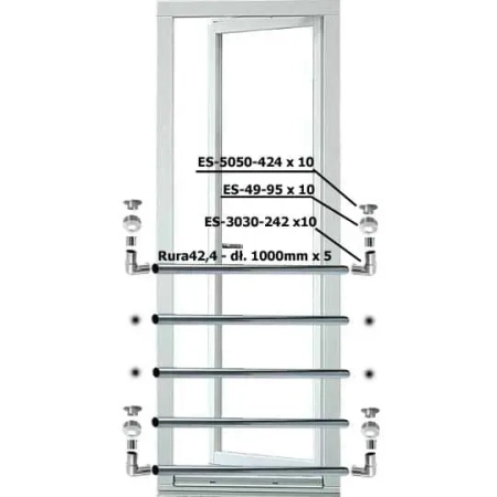 Balustrady na okna