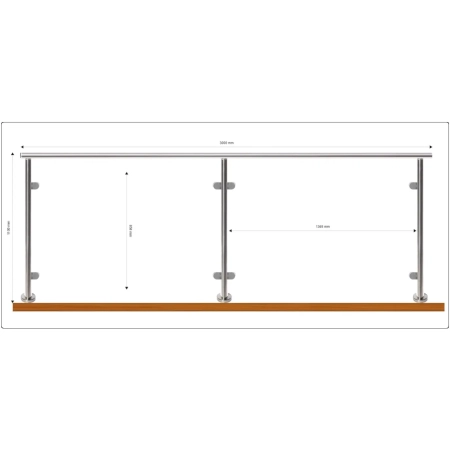 Konstrukcja balustrady szklanej